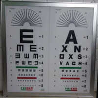 Aluminum Snellen Vision Chart Led