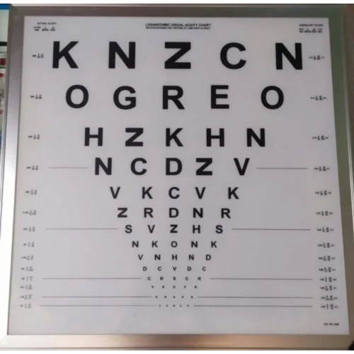 English Letters (Snellen) Logmar Chart LED