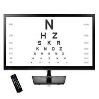 White Lcd Vision Chart Cyber Chart