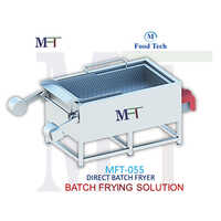 Rectanguler Batch Fryer Direct Heat