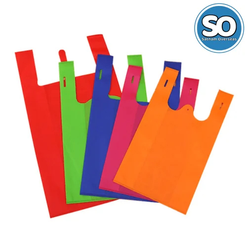 W Cut Printing Quality 70 GSM Colour Non Woven Carry Bags