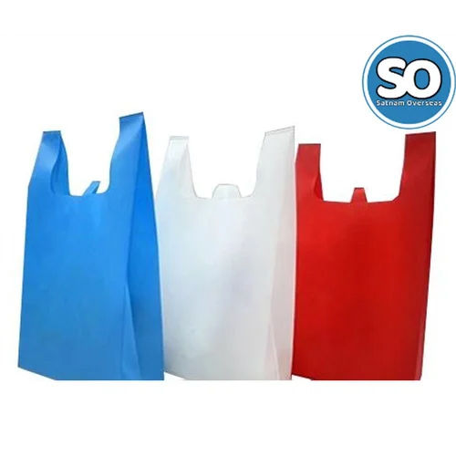 W Cut 60 GSM White Non Woven Bag