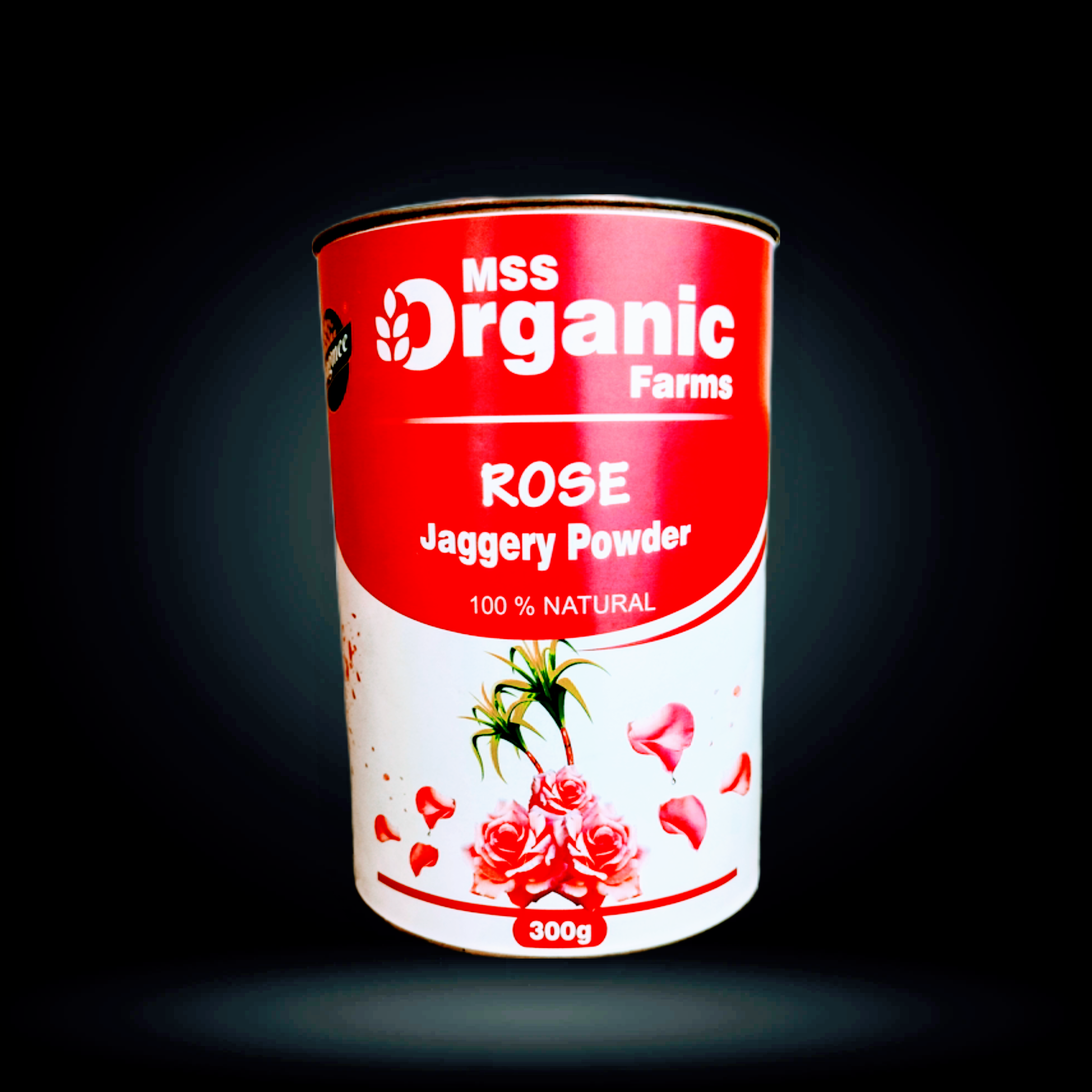 Rose Jaggery Powder 200 Grams Tin