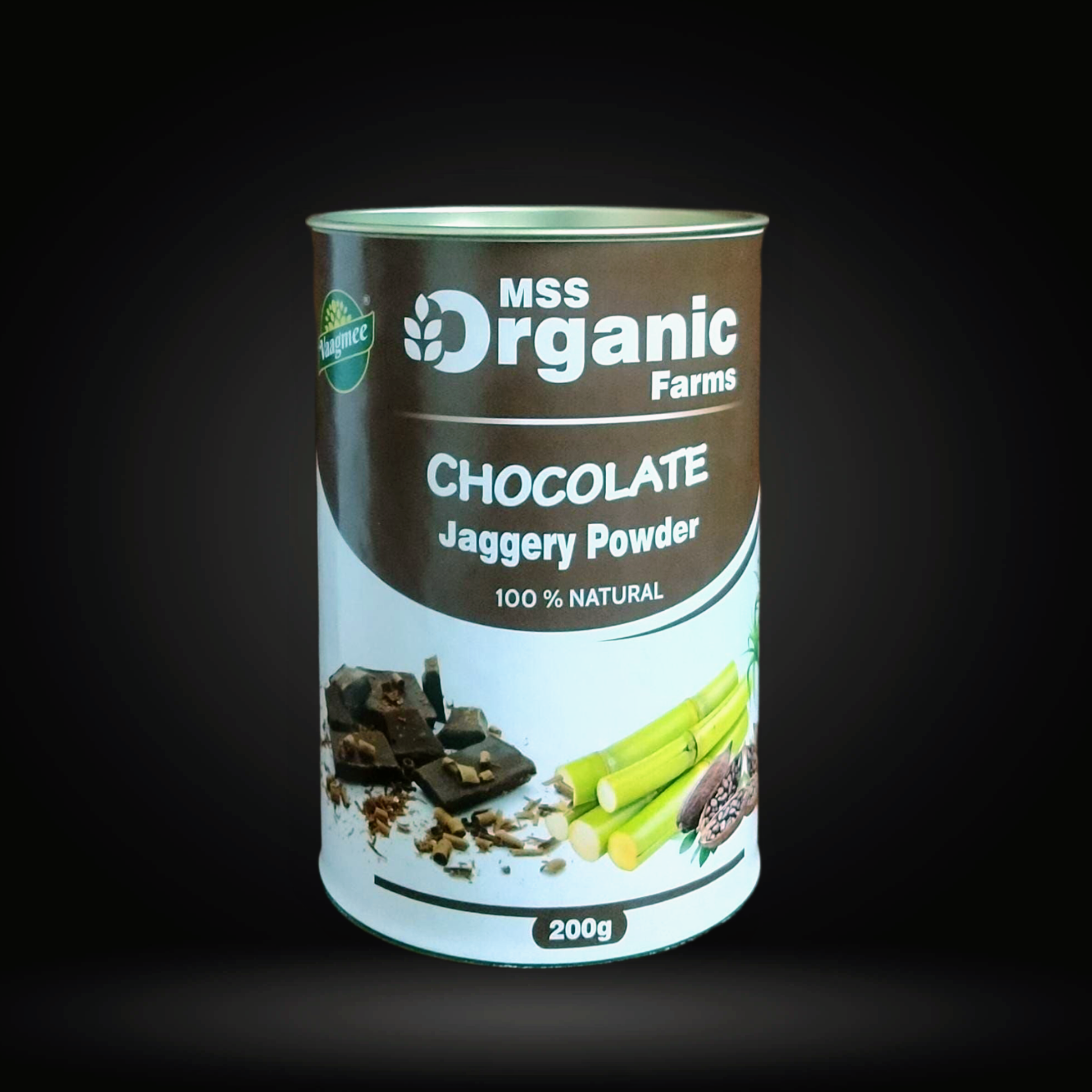 Chocolate Jaggery Powder 200 Grams (Tin)