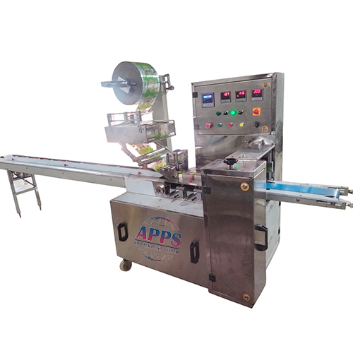 Horizontal Flow Wrap Green Scrub Pad Packing Machine - Automatic Grade: Semi-Automatic