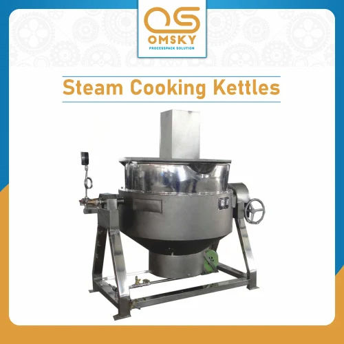 Semi Automatic Steam Cooking Kettles