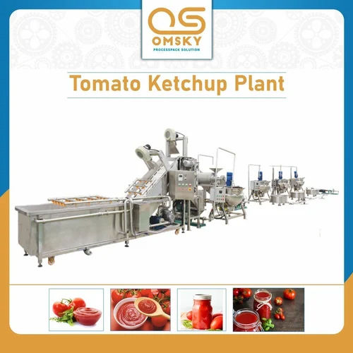 Silver 220 V Tomato Ketchup Plant