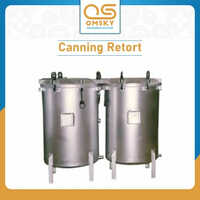 Automatic Canning Retort Machine - Galvanized Steel, 500 L/hr Capacity | Eco-friendly, High Efficiency, Free-standing Installation, Automatic Control System, Industrial Use