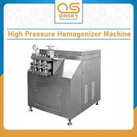 Stainless Steel High Pressure Homogenizer - 100-1000 Litres/hour, 3 Phase, 440 Voltage | Eco-friendly, High Efficiency, Free-standing Installation, Manual Control