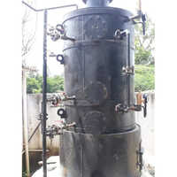 Black Semi-automatic Wood Fired Boiler