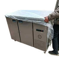 सिल्वर 100 L अंडरकाउंटर रेफ्रिजरेटर फ़्रीज़र