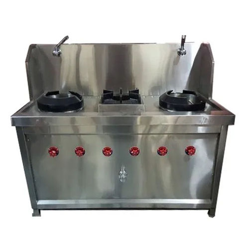 Stainless Steel Chinese Cooking Range