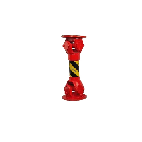 Heavy Duty Cardan Shaft - Steel Forged Material, Powder Coated Orange Finish | Medium Quality Level, Industrial Usage