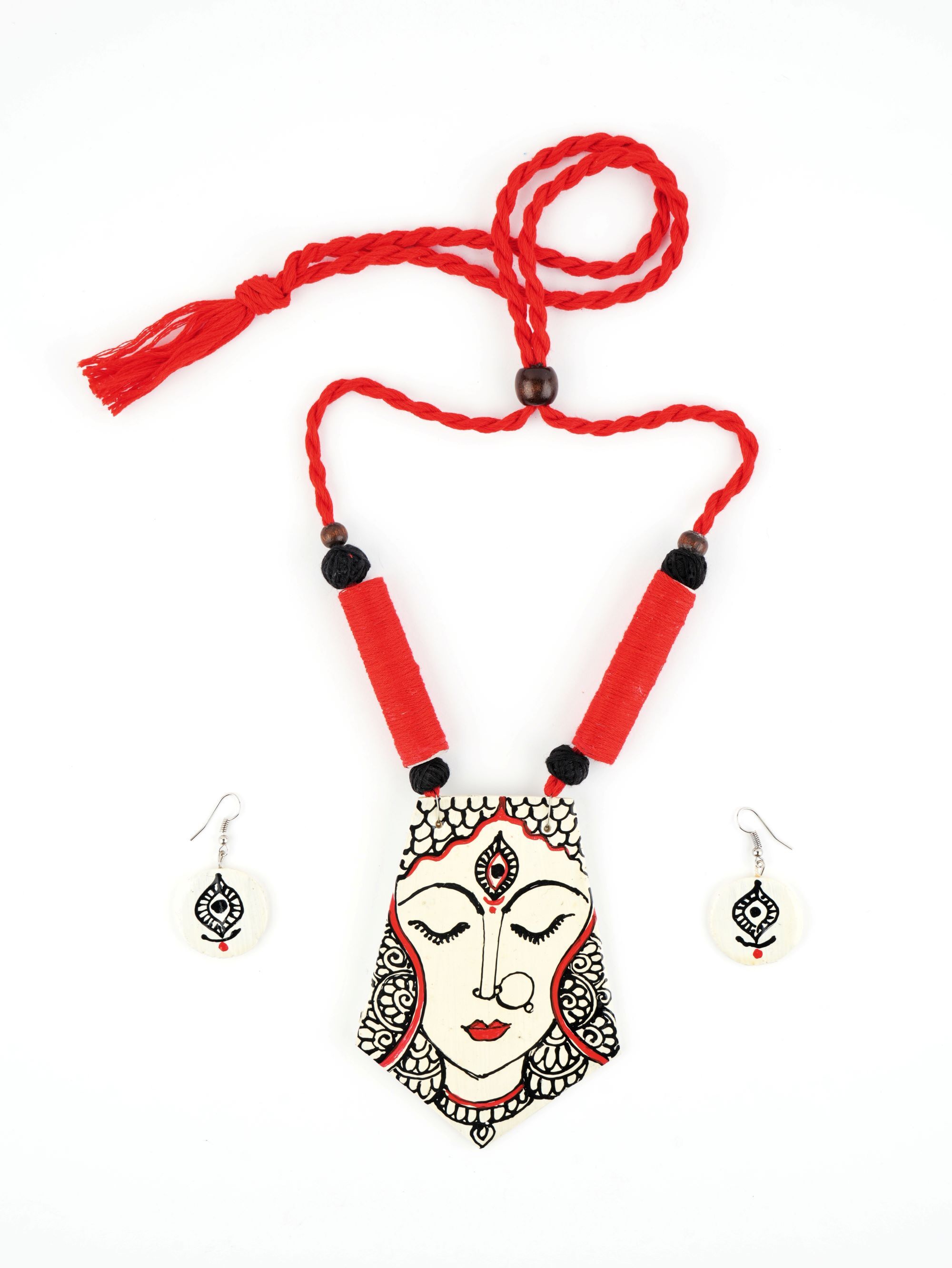 Red Black Handmade Nacklace