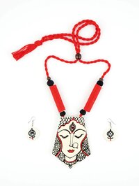Red Black Handmade Nacklace