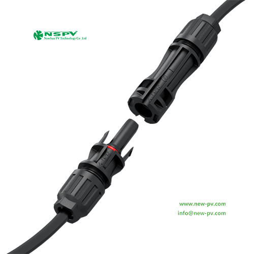 TUV Certified Solar Connector With CU AL Terminal Pins For Solar Panel Connection