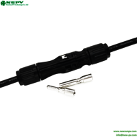 TUV Certified Solar Connector With CU AL Terminal Pins IP68 Waterproof 1500VDC Photovoltaic Connectors