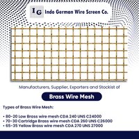 80-20 Low Brass Wire Mesh CDA 240