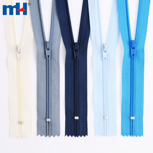 Nylon Zipper Assorted Colors Zipper No.3 No.4 Nylon Zipper Wholesale Made by Order No Stock