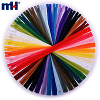 Nylon Zipper Assorted Colors Zipper No.3 No.4 Nylon Zipper Wholesale Made by Order No Stock