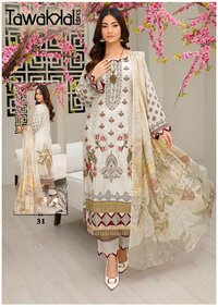 Tawakal Mehroz Vol-4 -Luxury Heavy Karachi Cotton Dress Material