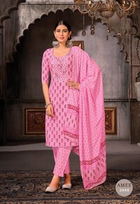 Jt Amee Vol-2 -Kurti Pant With Dupatta