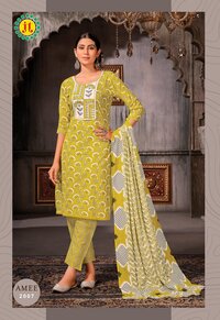 Jt Amee Vol-2 -Kurti Pant With Dupatta