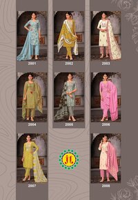 Jt Amee Vol-2 -Kurti Pant With Dupatta