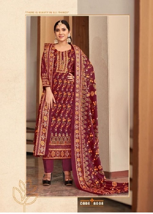 Radhe Fab Kashmir Ki Kali Vol-8 -Dress Material