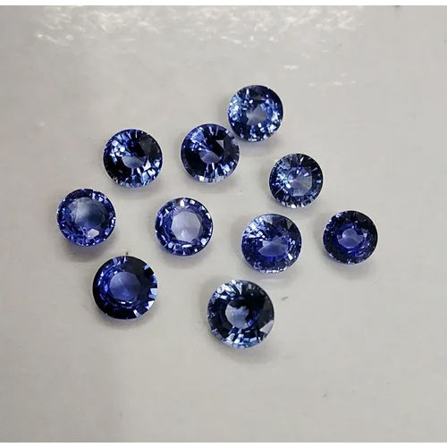 Round Blue Sapphire Gemstone