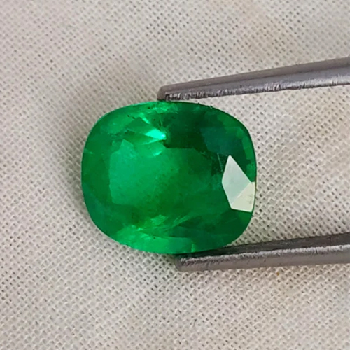 2.18 Crt Cushion Natural Emerald Stone