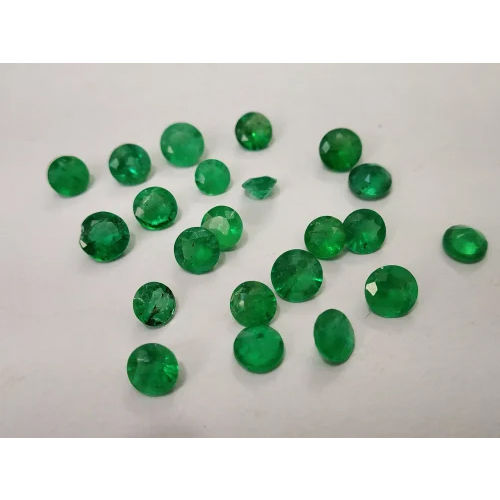 Natural Rounds Zambian Emerald Stone Grade: Jewellery