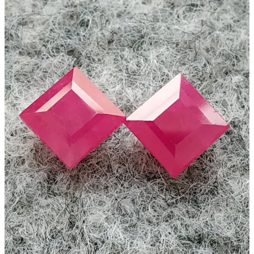 Natural Ruby Square Gemstone