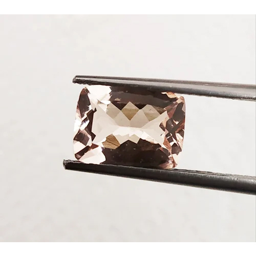 Natural Morganite Gemstone - Natural Princess Cut, Various Sizes Available, Brown Color | Grade: Jewellery, Gemstone Type: Natural