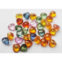 Heart Shape Sapphire Stone