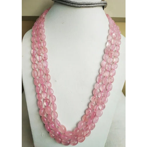 Pink Morganite Stone Necklace Gender: Women'S