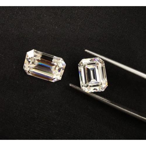Natural White Moissanite Gemstone
