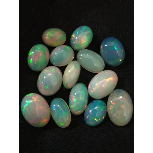 White Ethiopian Opal Gemstone