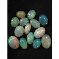 White Ethiopian Opal Gemstone