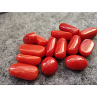 Natural Red Coral Gemstone