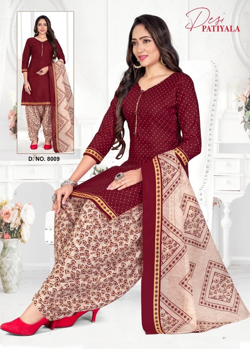 Ganesha Desi Patiyala Vol-8 -Readymade With Inner