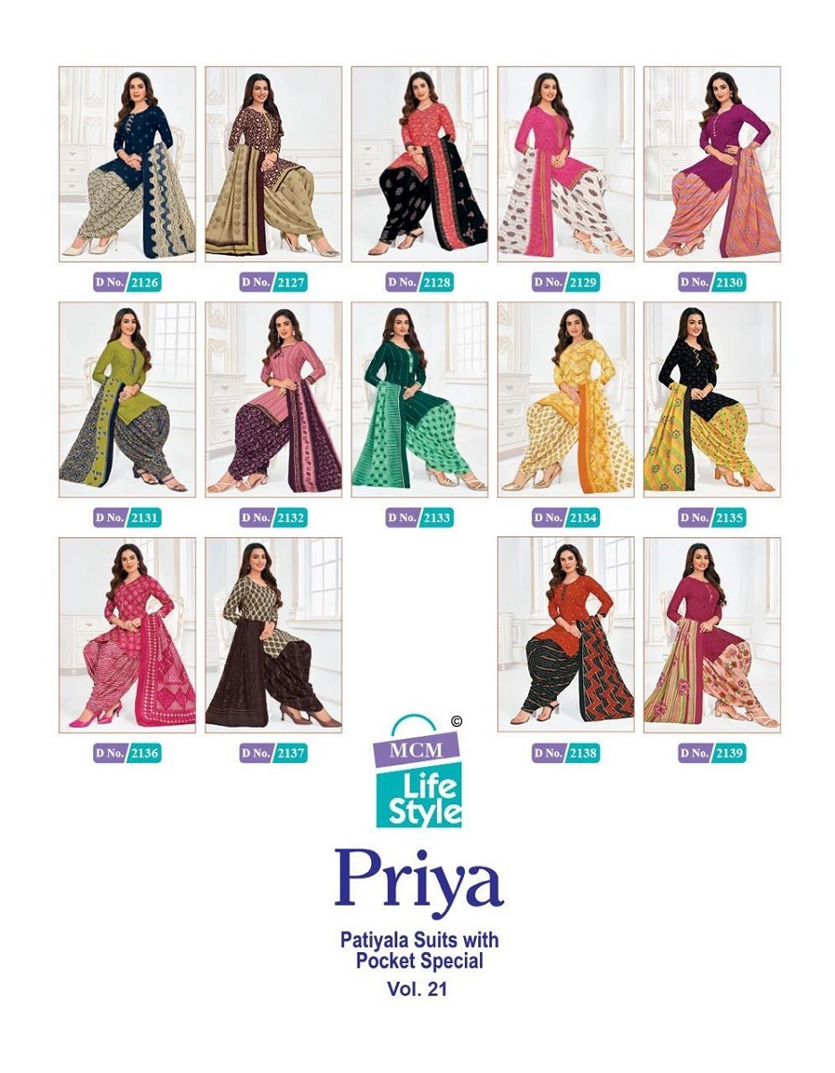 MCM Lifestyle Priya Vol-21 -Readymade