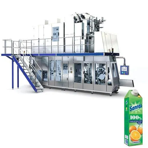 Automatic Tetra Pack Machine Application: Beverage