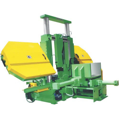 Green Lmg 800 A-Nc. Nc Fully Automatic Horizontal Double Column Band Saw L M Guide Type Machine