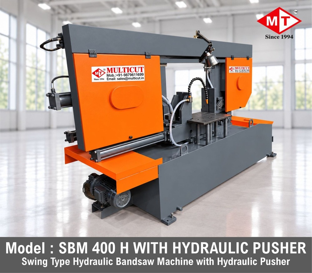 SBM 400 H Swing Type Hydraulic Band Saw Machine