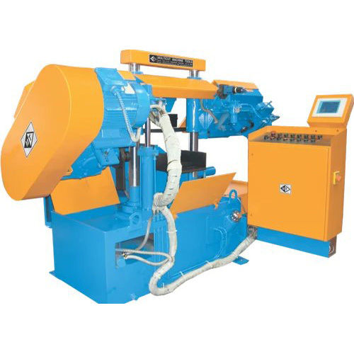 BDC 200 A-NC Fully Automatic Horizontal Double Column Band Saw Hard Chrome Rod Type Machine