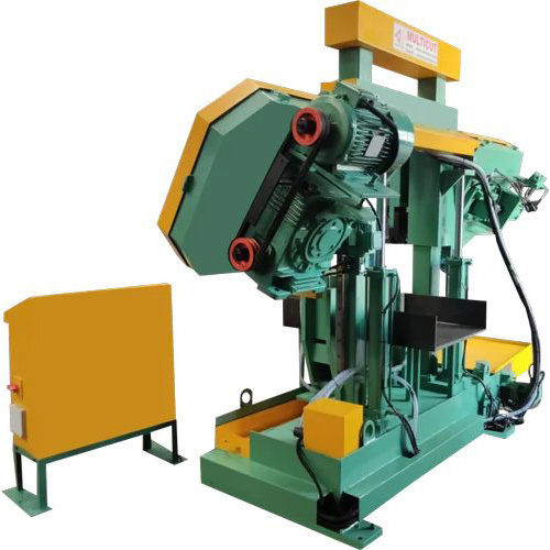 LMG-1200 M Double Column Semi Automatic Band Saw Machine With Pusher