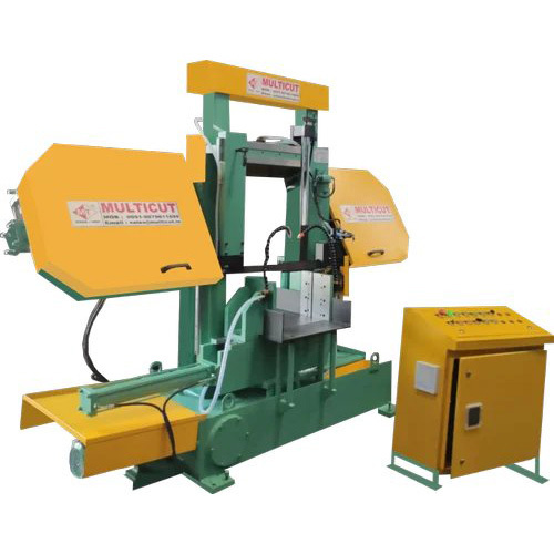 LMG-1000 M Double Column Semi Automatic Band Saw Machine (With Pusher)