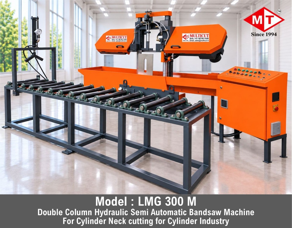 LMG 300 M Semi Automatic Horizontal Double Column Band Saw Machine