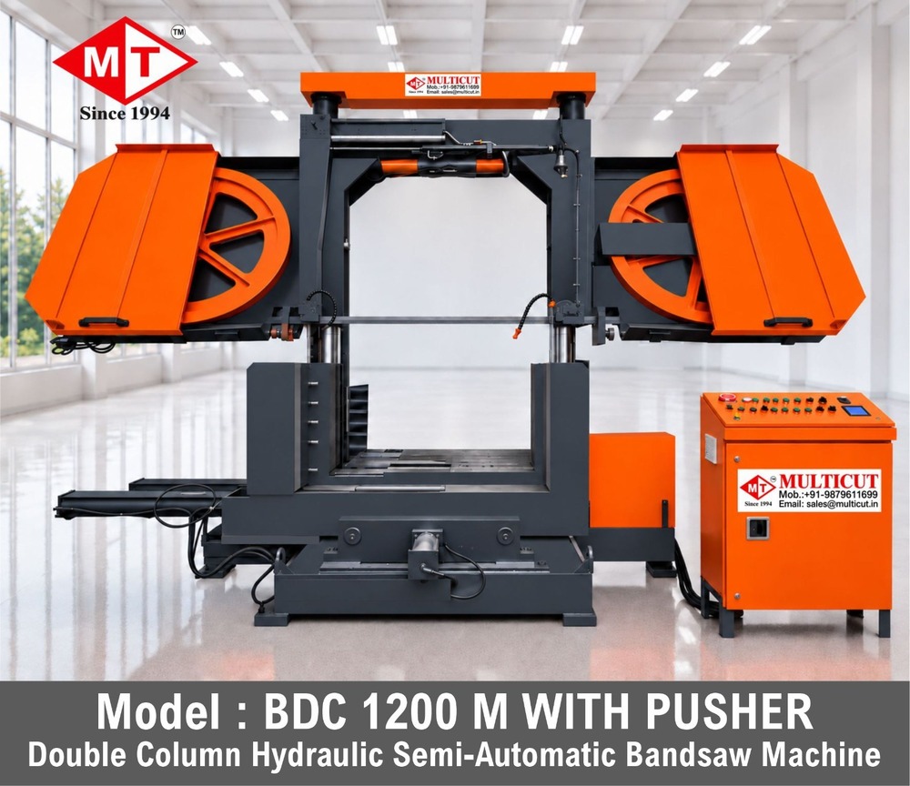 BDC 1200 M Semi Automatic Horizontal Double Column Band Saw Machine